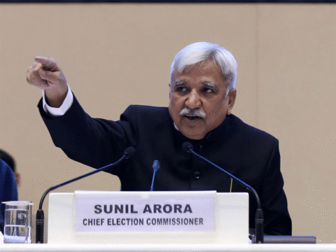 Image result for sunil arora iec about 50% VV Pat count