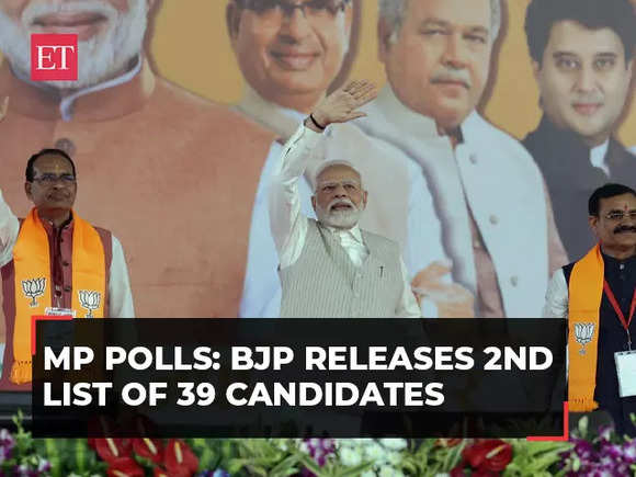 MP Elections 2023: BJP releases 2nd list of 39 candidates; Tomar, Kulaste, several MPs to contest