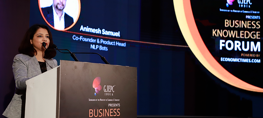 First Edition of Gems and Jewellery Export Promotion Council Business Knowlege Forum powered by EconomicTimes.com held at Bombay Exhibition Centre, Goregaon (Mumbai) on Feb 15, 2020.