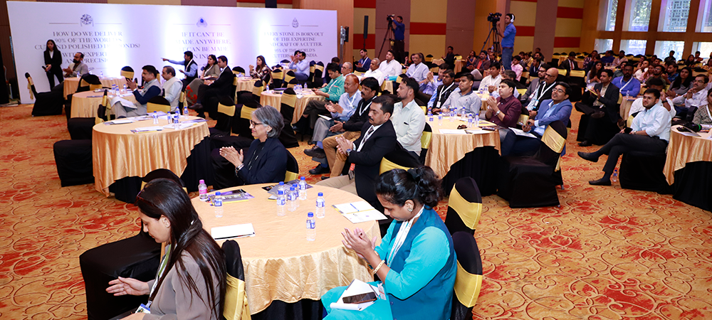 Attendees at First Edition of Gems and Jewellery Export Promotion Council Business Knowlege Forum powered by EconomicTimes.com held at Bombay Exhibition Centre, Goregaon (Mumbai) on Feb 15, 2020.