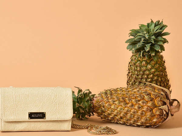 They were looking for leather alternatives. The answer was pineapple leaves, apple peels