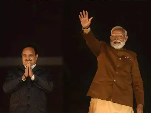 Delhi Election Results 2025 LIVE Updates: PM Narendra Modi arrives at BJP  HQ to celebrate landslide win; Amit Shah, JP Nadda in attendance - The  Economic Times