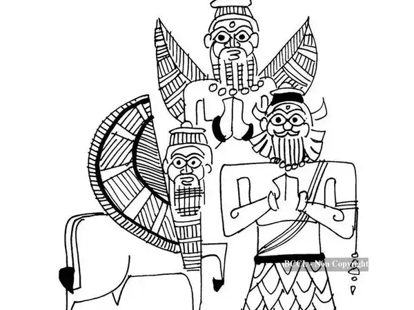 Polytheism Symbol Drawing