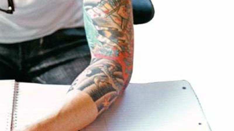 India Ink Tattoos In Office The Economic Times - 