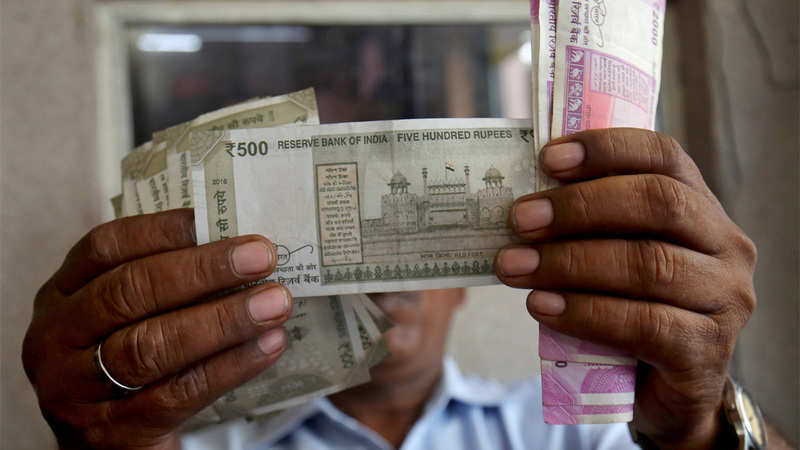 Indian rupee opens down against the dollar