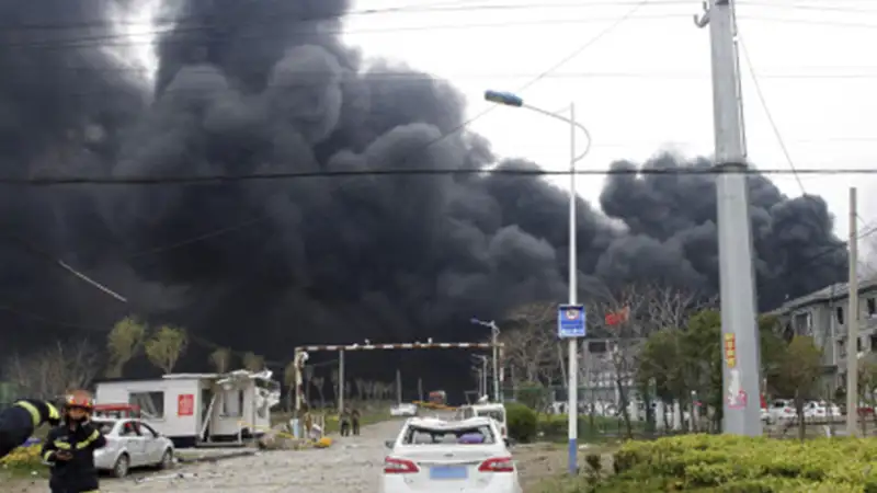 Death toll climbs to 64 in one of China's worst industrial blasts in recent years Death toll climbs to 64 in one of China's worst industrial blasts in recent years