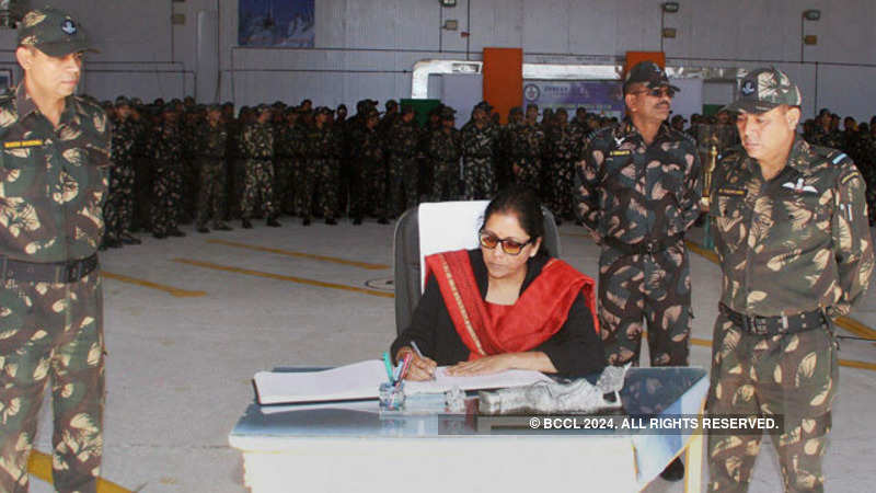 Nirmala Sitharaman Defence Minister Reviews Implementation Of - 