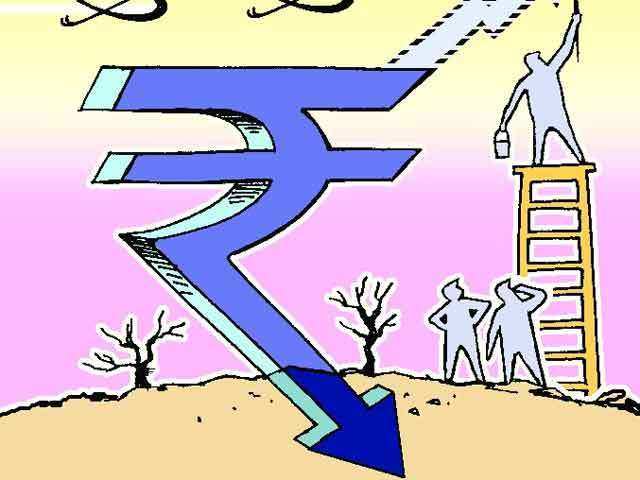 Rupee Snaps 2 Day Gains Vs Dollar Down 15 Paise The Economic Times - 