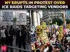 NY erupts in protest over ICE raids