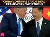 China, US finalise trade framework amid tariff dispute