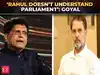 ‘Directionless opposition, failed LoP’: Piyush Goyal slams Rahul Gandhi