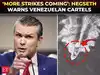 Pentagon vows more strikes on Venezuelan drug cartels