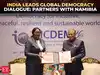 India, Namibia sign electoral MoU as 70 nations join IICDEM 2026