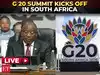 G20 Summit 2025: Ramaphosa calls for firm inclusion of African priorities