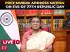 President Murmu hails 'Vande Mataram' on 77th R-Day