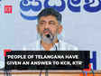 Telangana Election Results: 'People of the state have given an answer to KCR, KTR', says DK Shivakumar