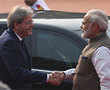 Modi gives Italian PM a ceremonial welcome
