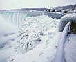 Stunning images of frozen Niagara Falls