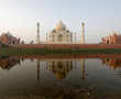 Pollution turns India's white marble Taj Mahal green