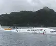 Everybody on plane survives crash landing in Pacific lagoon