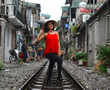 Hanoi's colonial-era railway doubles as selfie hotspot