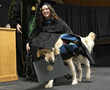Good boy! Service dog gets honorary diploma