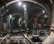 Deep underground, new NYC train hub slowly takes shape