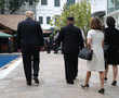 Walking the walk: Kim and Trump in poolside summit stroll