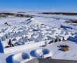 A-maze-ing: Canadian couple builds world's largest snow maze