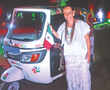 This Mexican ambassador has an autorickshaw as her personal vehicle