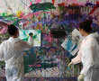 Singaporeans create messy art to de-stress