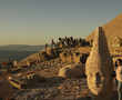 Sunset on Turkey's massive stone heads