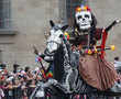 Mexicans parade as fancy skeletons ahead of 'Day of the Dead'
