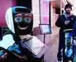 Robot with coronavirus advice hits Times Square