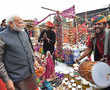 PM Modi's surprise visit to 'Hunar Haat'. Check pics