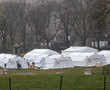 To fight Coronavirus, field hospital set up in New York's Central Park