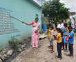 A unique experiment in teaching is underway at an Indian village