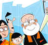 Middle class' attitude towards Modi is mediated by their attitude towards the nation