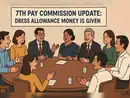 7th pay commission update: Central govt employees retiring in the middle of the year will be paid proportionate dress allowance