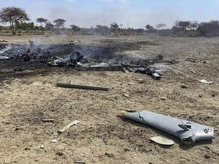 Remotely piloted IAF aircraft crashes in Jaisalmer:Image