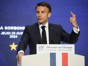 France's nuclear weapons should be part of European defence debate, Macron says:Image