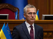 NATO's chief chides alliance countries for not being quicker to help Ukraine against Russia:Image