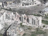 Drone footage shows devastation in Ukraine's strategic eastern city of Chasiv Yar as Russians near:Image