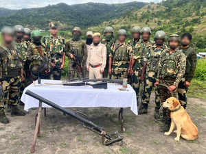 Indian Army, Manipur police conduct joint operation and recover of arms cache:Image