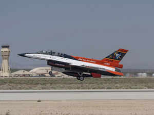 AI-controlled F-16 fighter jet completes successful test flight with Air Force Secretary onboard