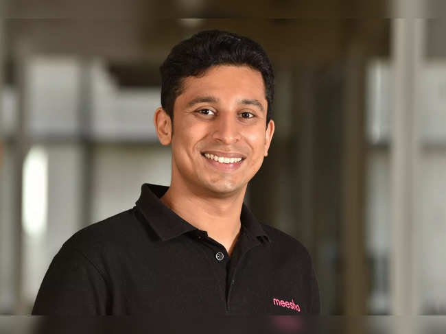 Meesho cofounder and CEO Vidit Aatrey