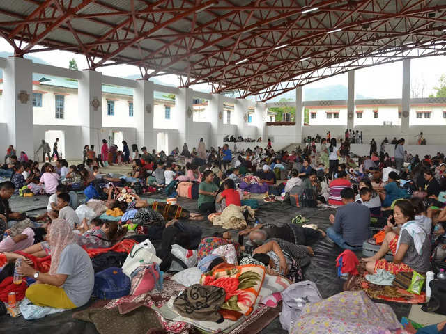 ​Over 9,000 people displaced