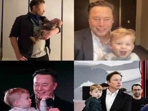 Elon Musk and son (Twitter)