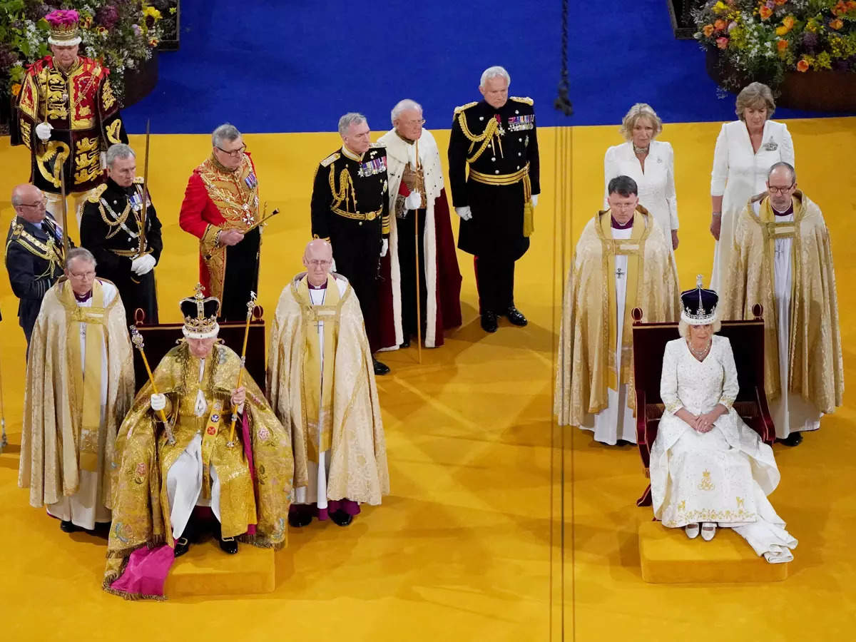 King Charles Coronation News LIVE: Charles III crowned king at first UK  coronation in 70 years - The Economic Times