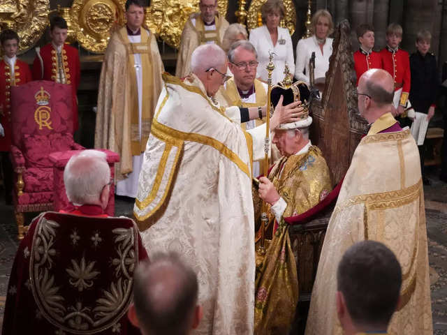 King Charles III taking oath